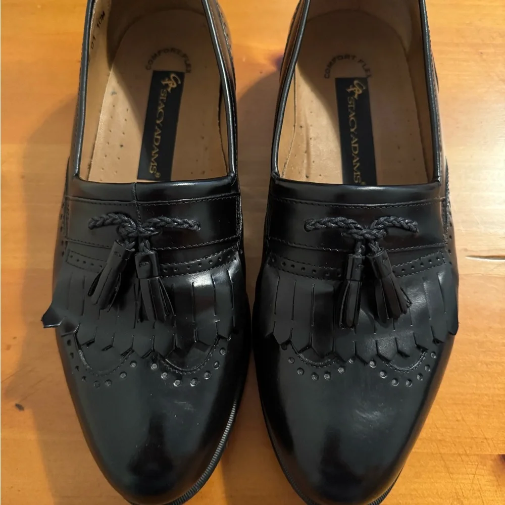 Stacy Adams Black Leather Men's Dress Shoes